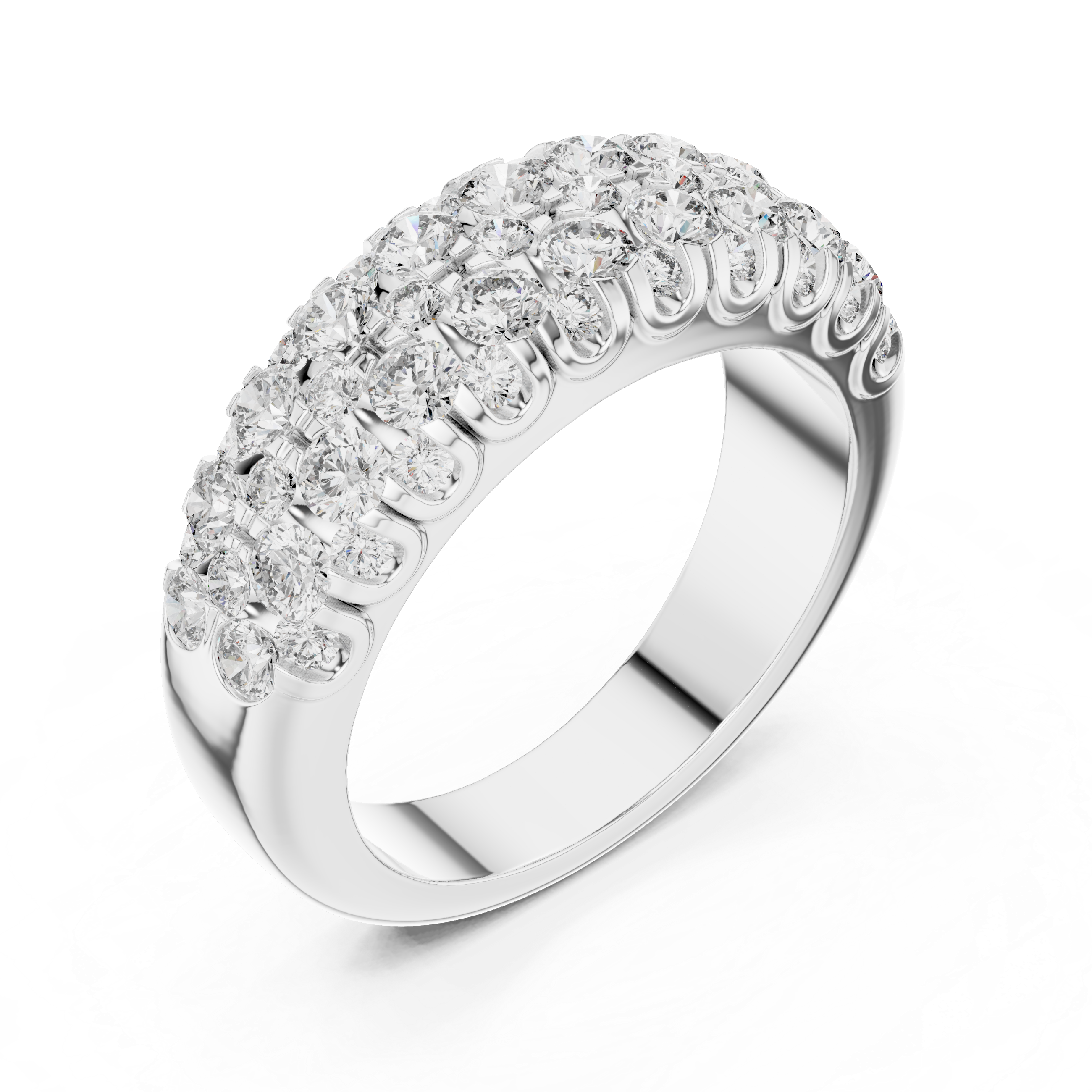 Opulent Starlace Band-silver