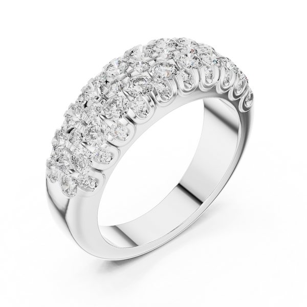 Opulent Starlace Band-silver