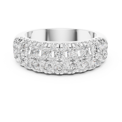 Opulent Starlace Band-silver