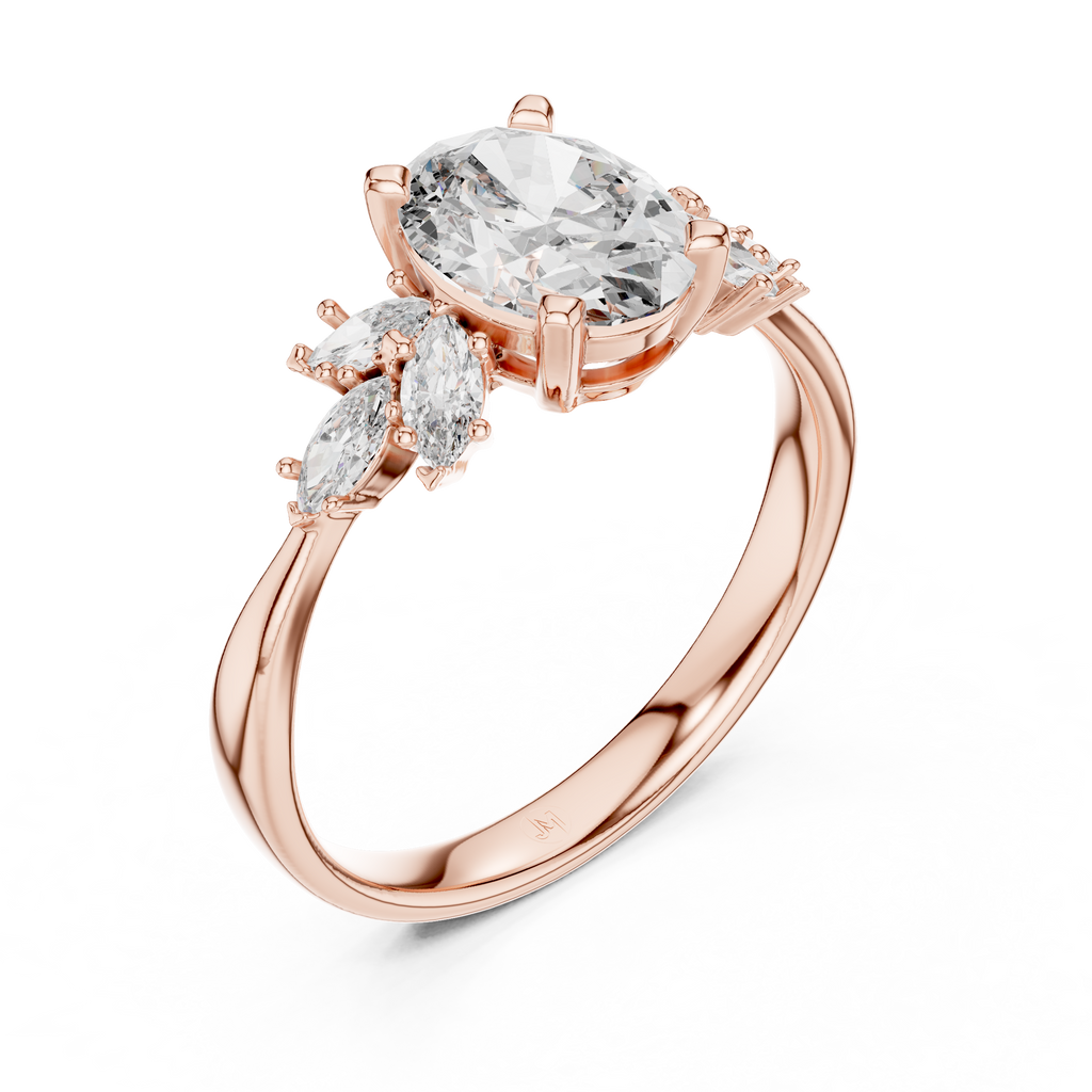 Aurora Blossom Ring-gold