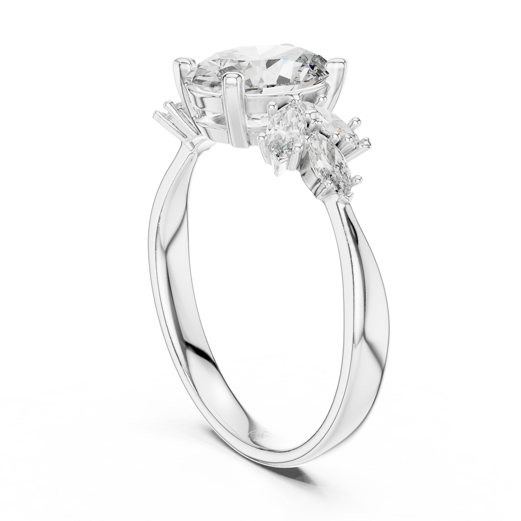 Aurora Blossom Ring-rose gold