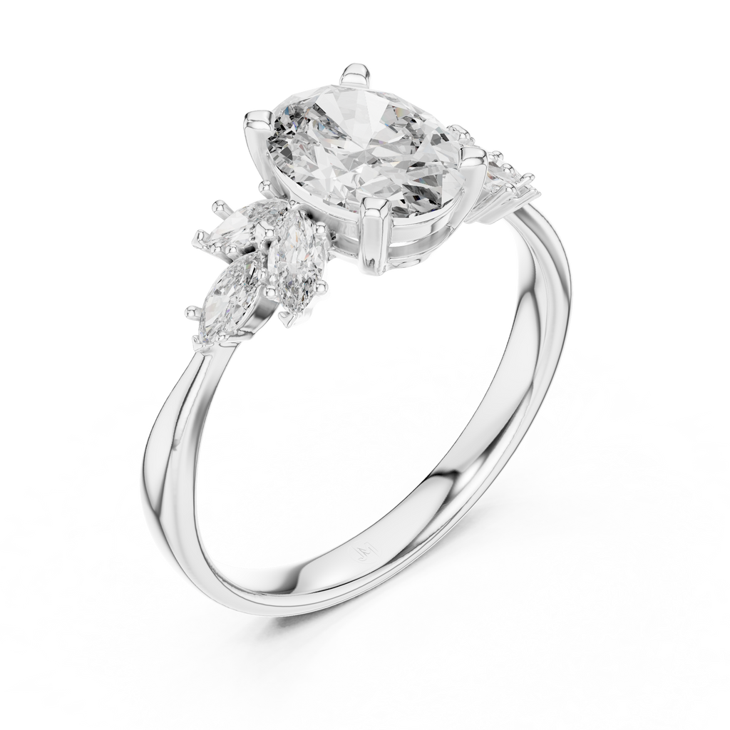 Aurora Blossom Ring-rose gold