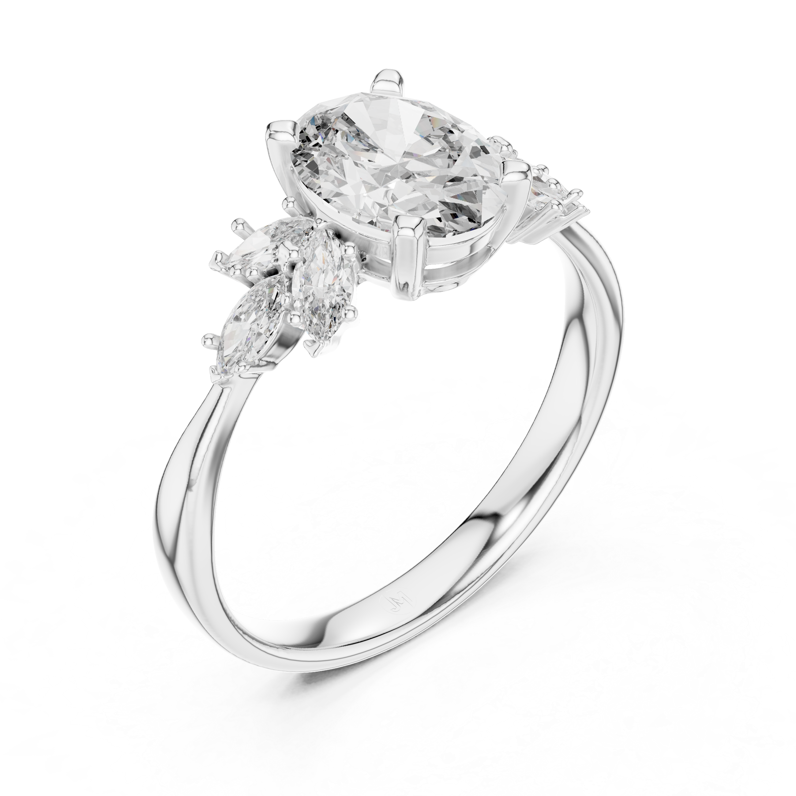 Aurora Blossom Ring-rose gold