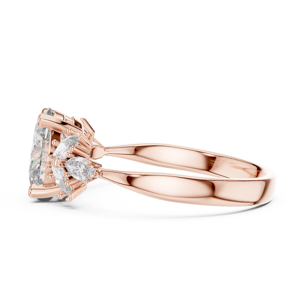 Aurora Blossom Ring-gold