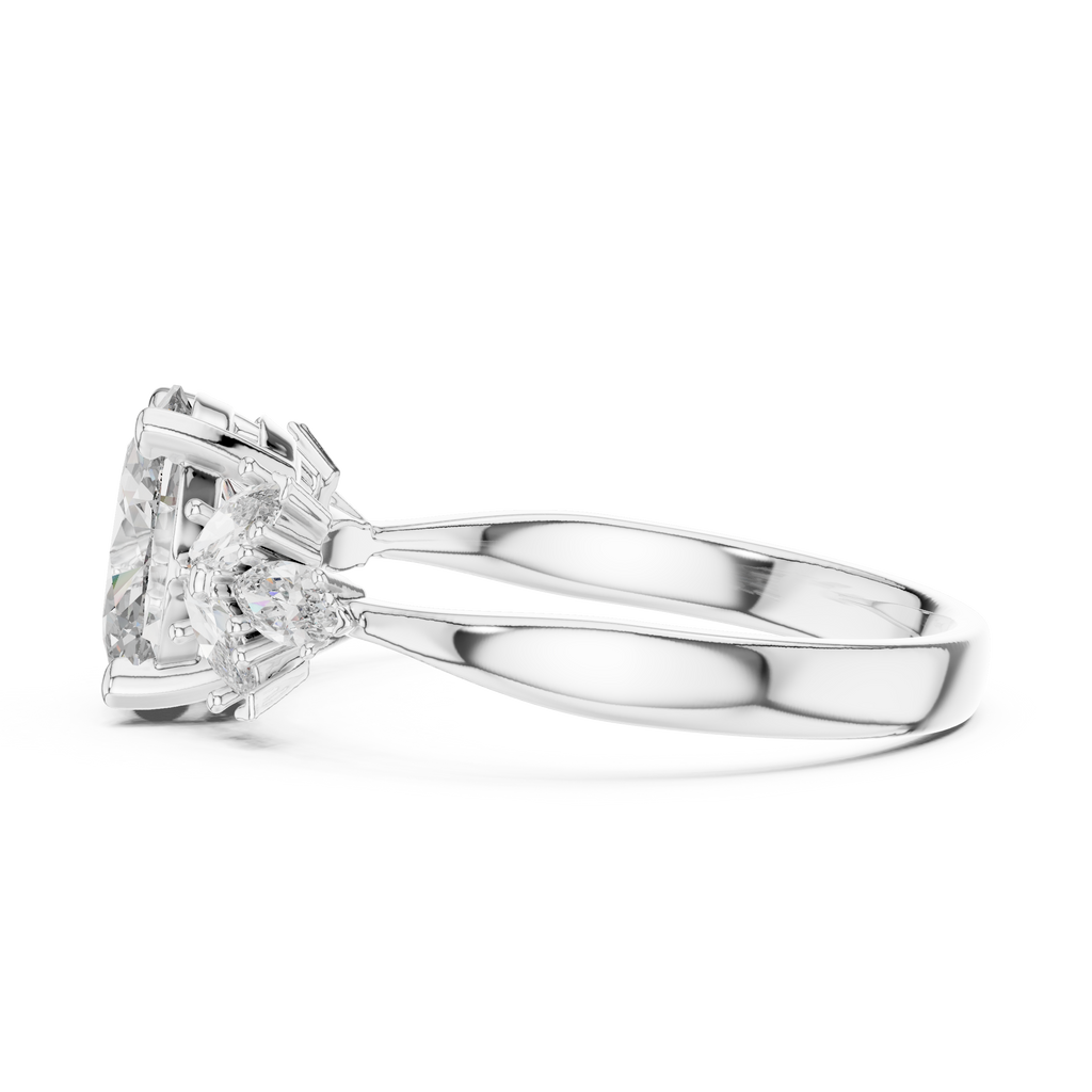 Aurora Blossom Ring-rose gold