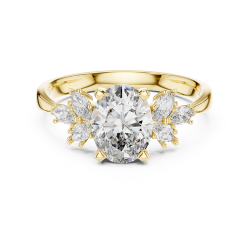 Aurora Blossom Ring-gold