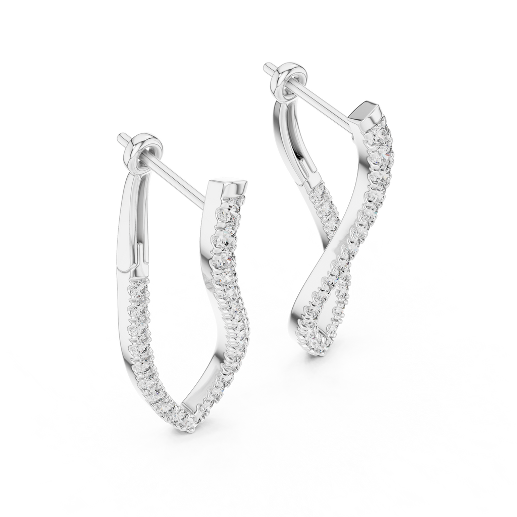 Twilight Loop Earrings-silver