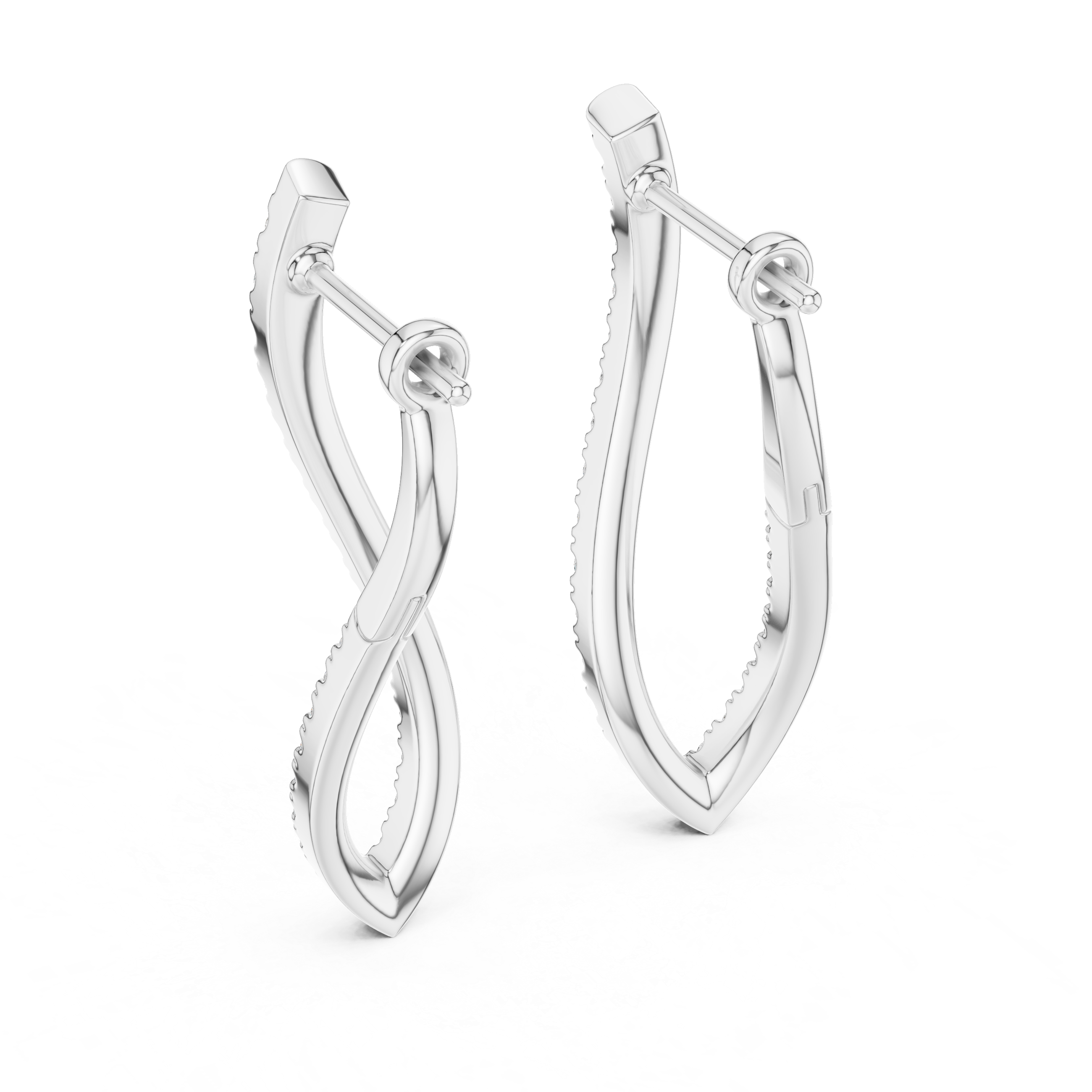 Twilight Loop Earrings-silver