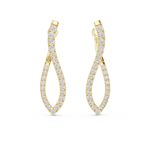 Twilight Loop Earrings-gold