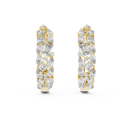 Multi Gleam Hoops-gold