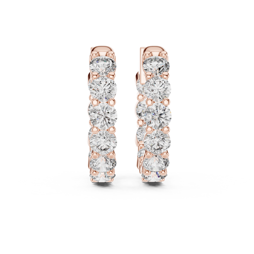 Eternal Inside Hoops-rose gold