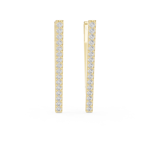 V Radiant Hoops-gold