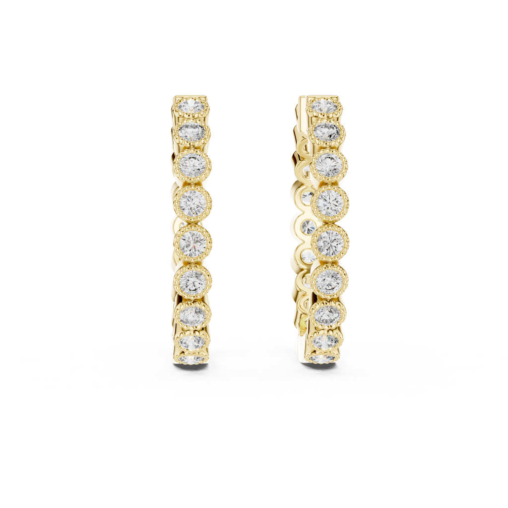 Radiant Circle Huggies-gold