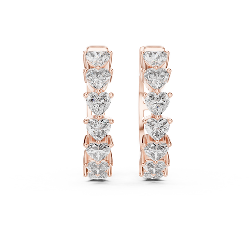 Blush Love Hoops-rose gold