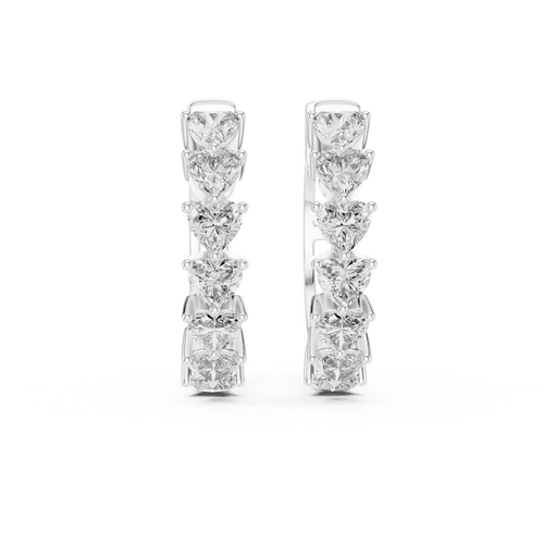 Blush Love Hoops-silver