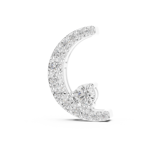 Lunar Crest Necklace-silver