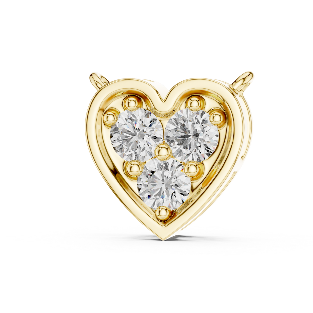 HeartMuse Gold Plated AD Necklace