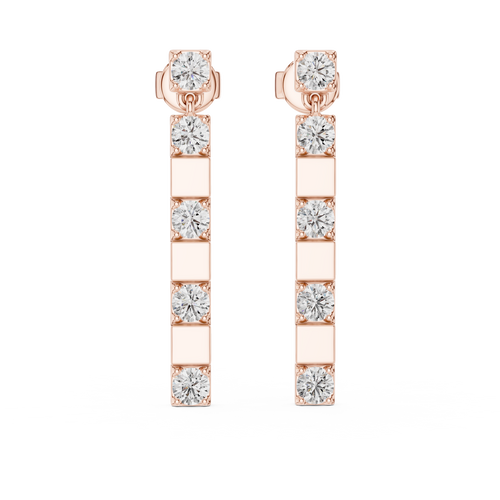 Crystal Drop Line-rose gold