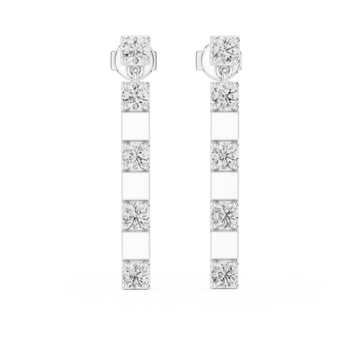 Crystal Drop Line-silver