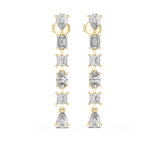 Sparkling Geometry Drops-gold