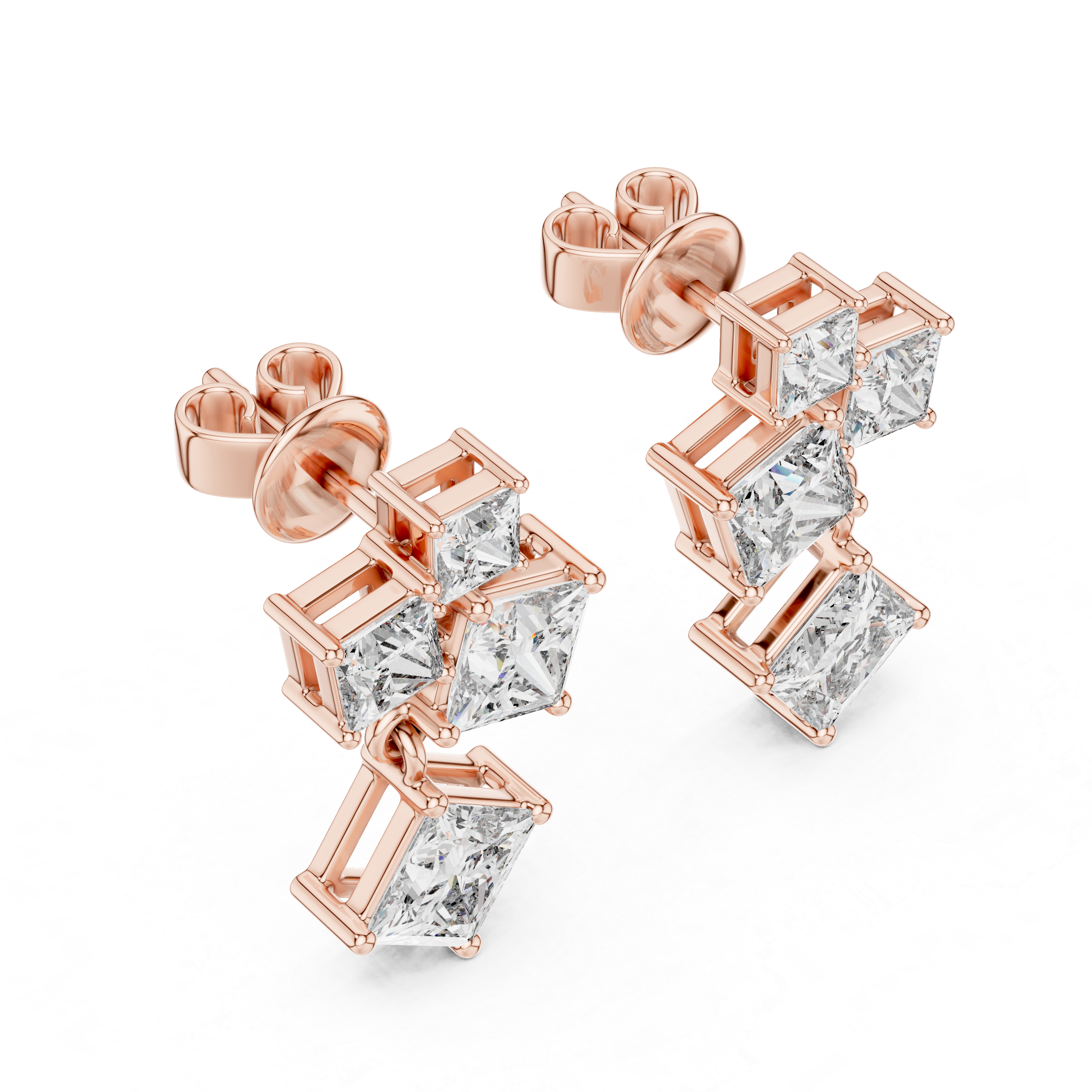 Royal Princess Drops-rose gold