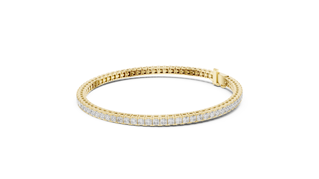 Diamond Mirage Bangle-silver
