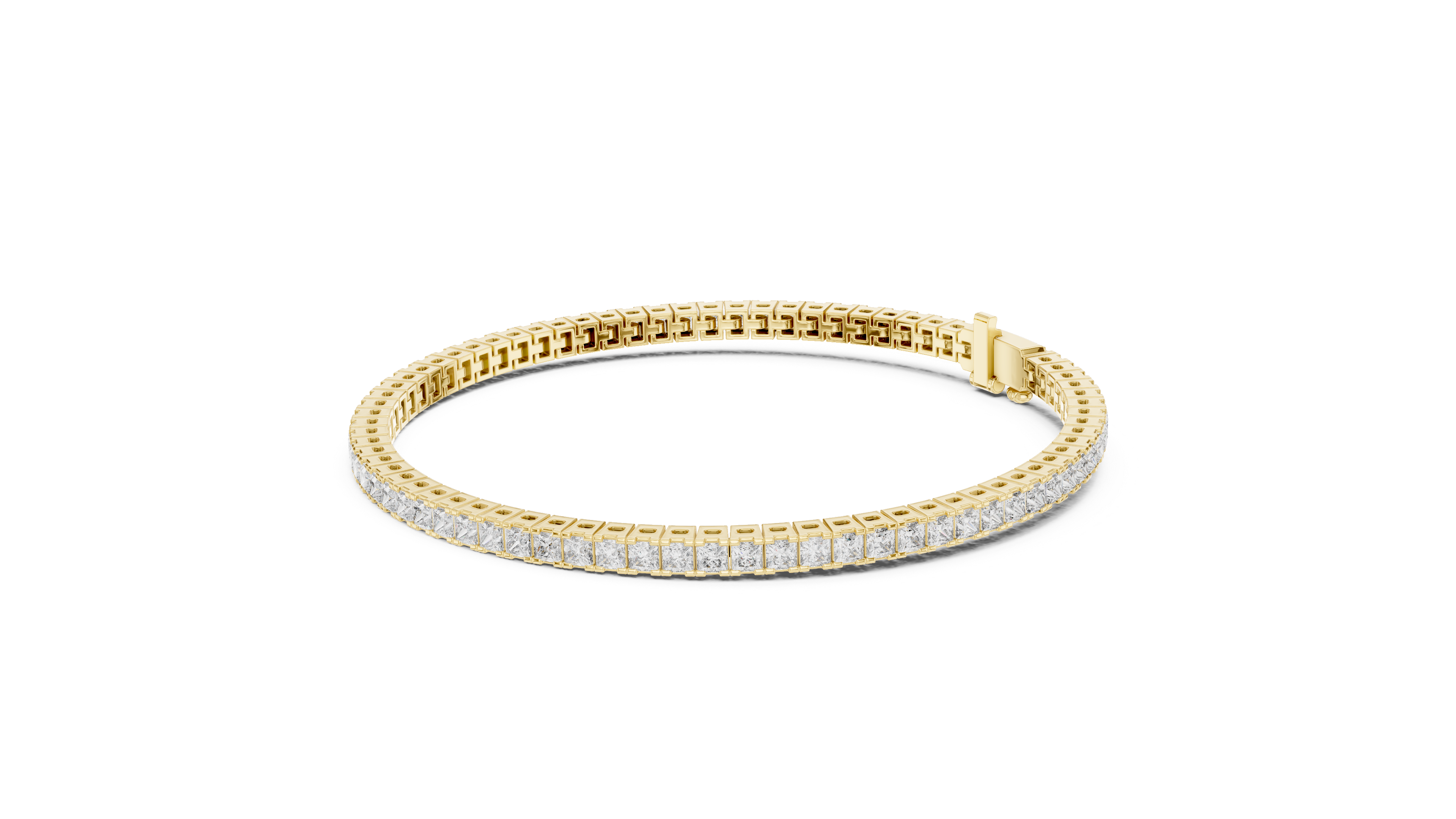 Diamond Mirage Bangle-silver