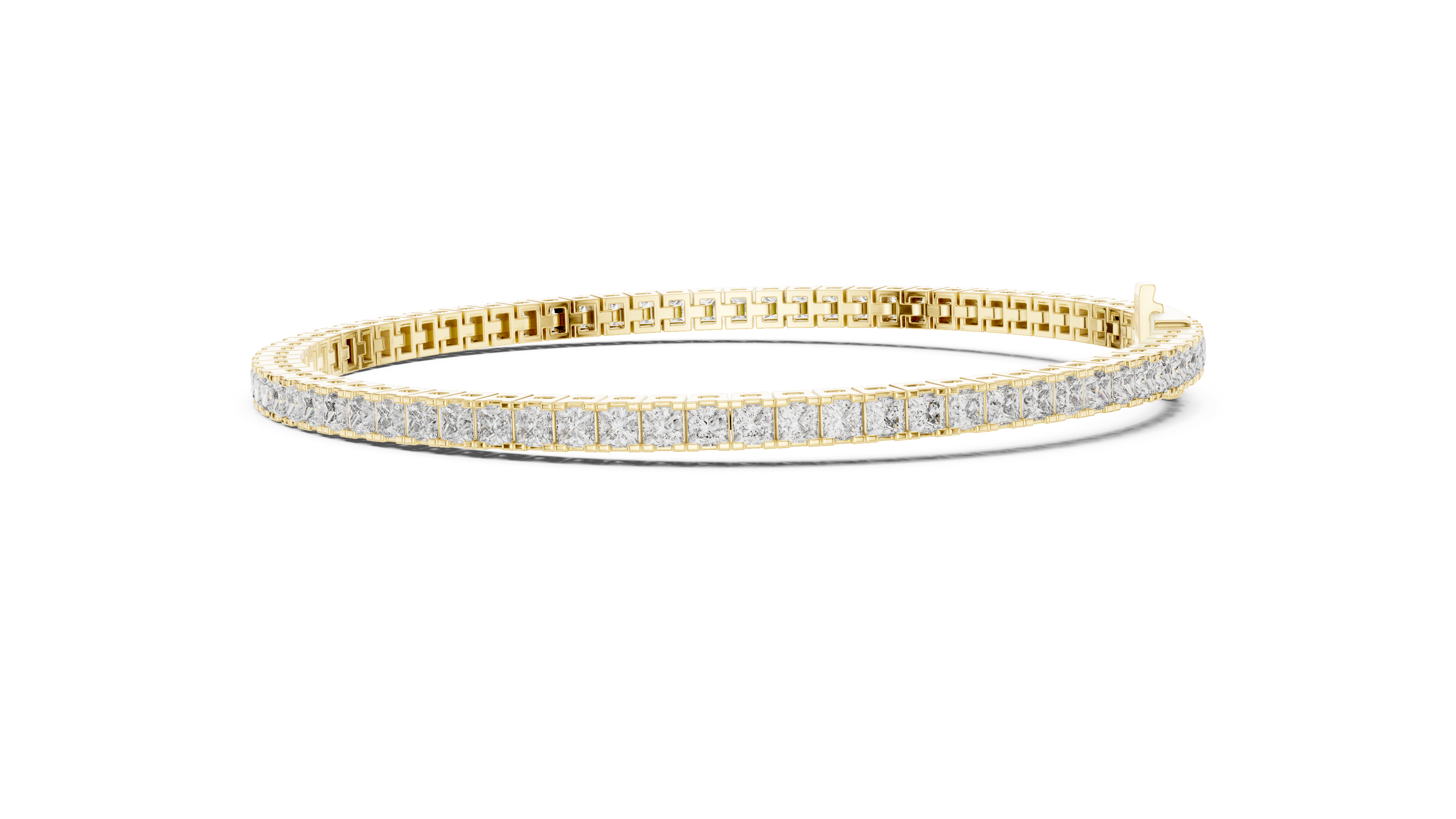 Diamond Mirage Bangle-silver