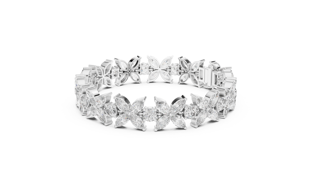 Marquise Garden Bracelet-silver