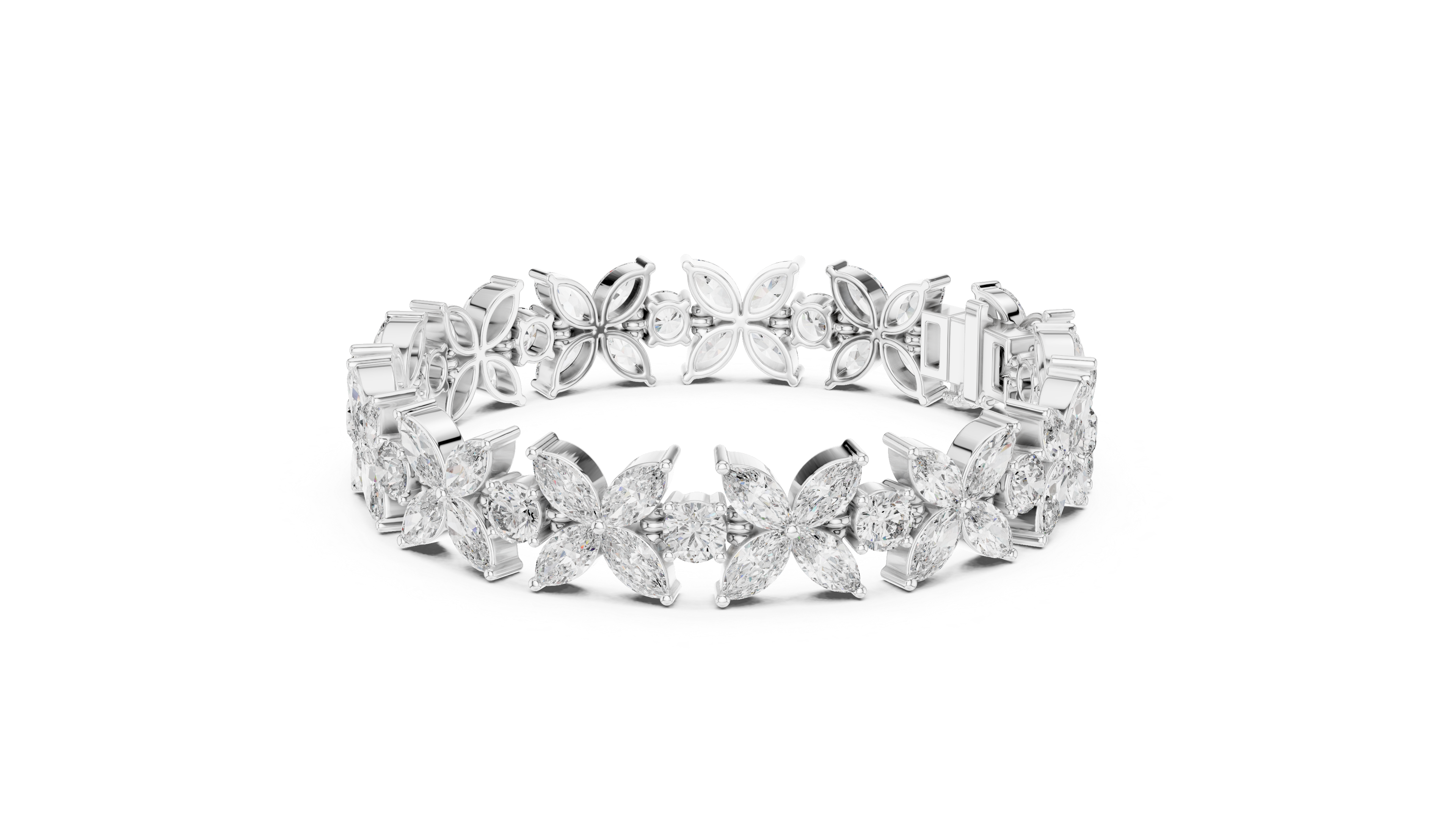 Marquise Garden Bracelet-silver