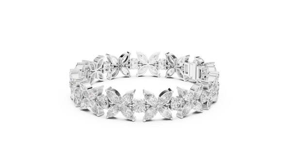 Marquise Garden Bracelet-silver