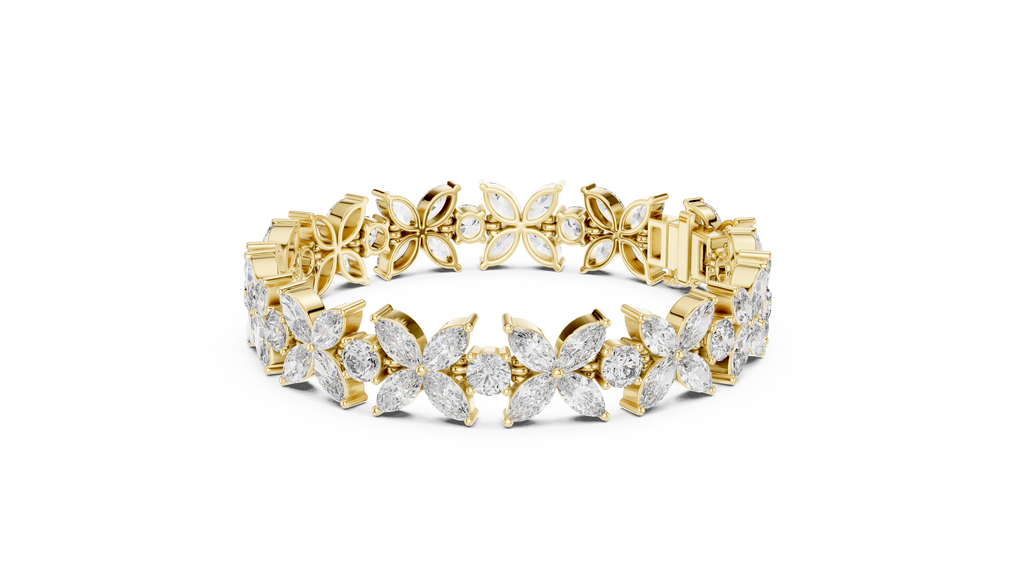Marquise Garden Bracelet-silver