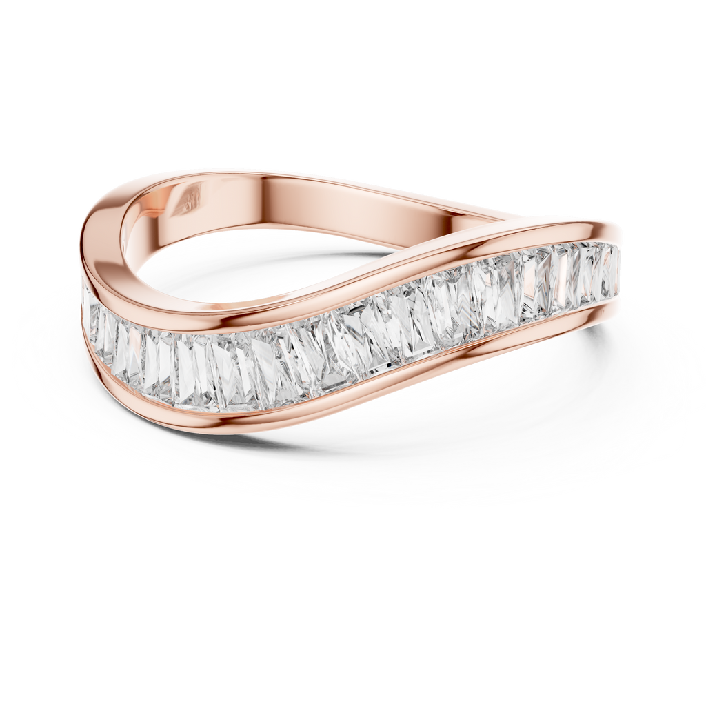 Crystal Crest Ring-rose gold
