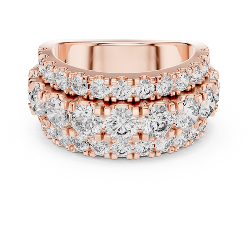 Imperial Frost Ring-rose gold