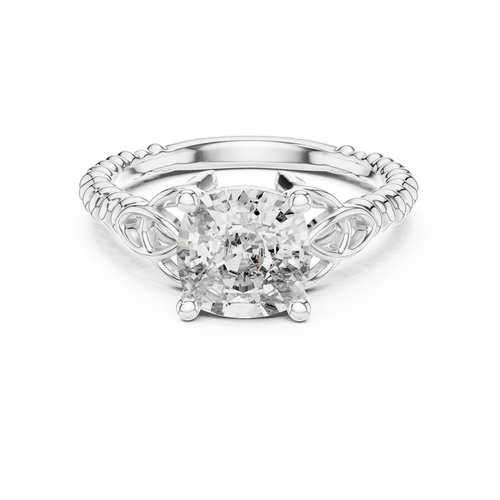 Roselle Crown Ring-silver