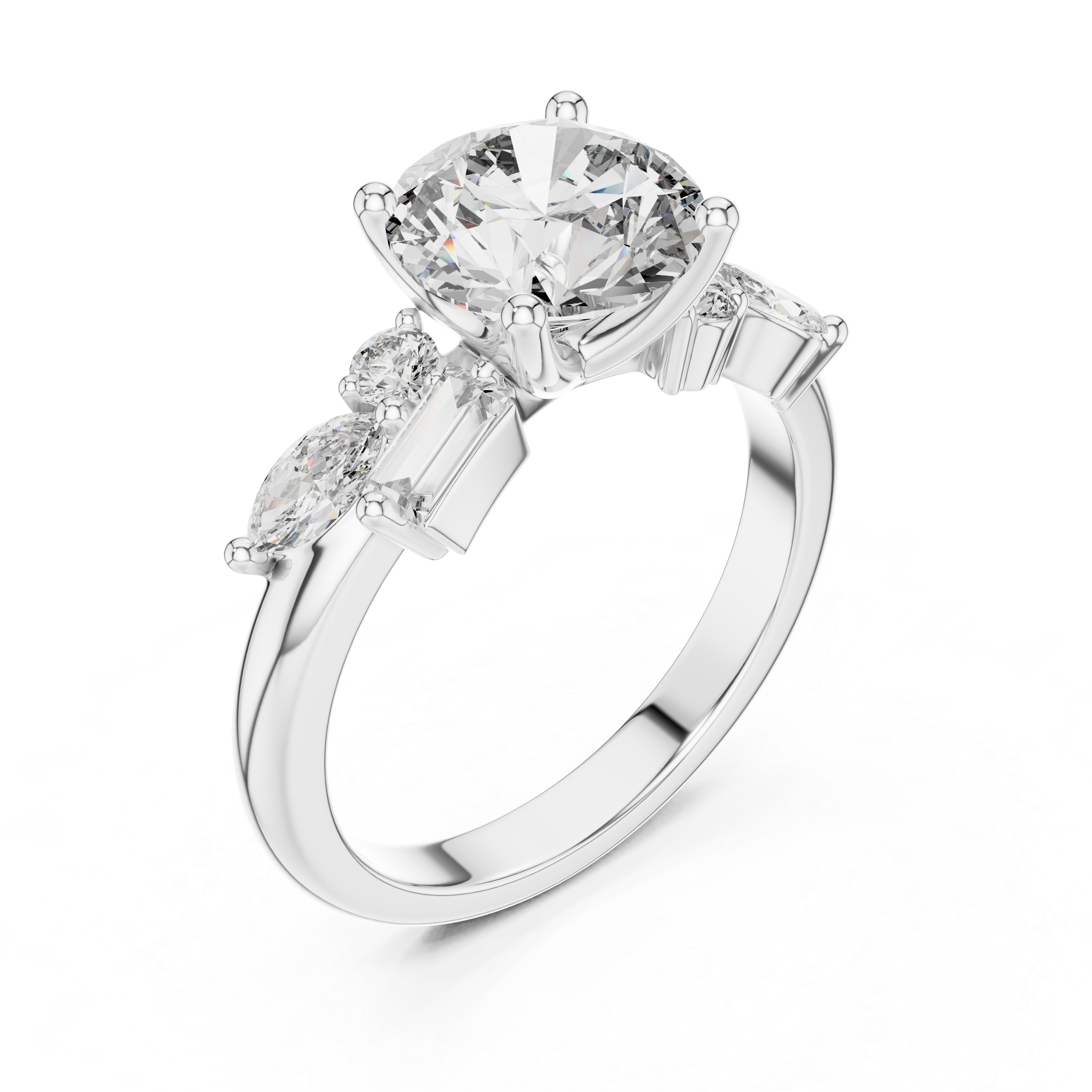 Marquise Radiance Ring-silver