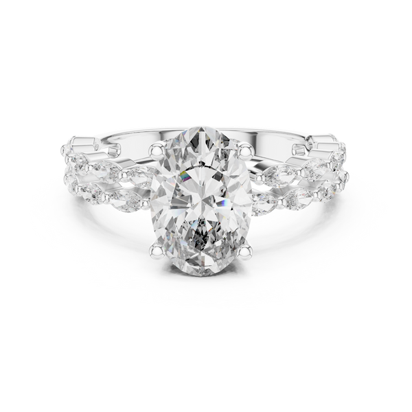 Pure Oval Majesty-silver