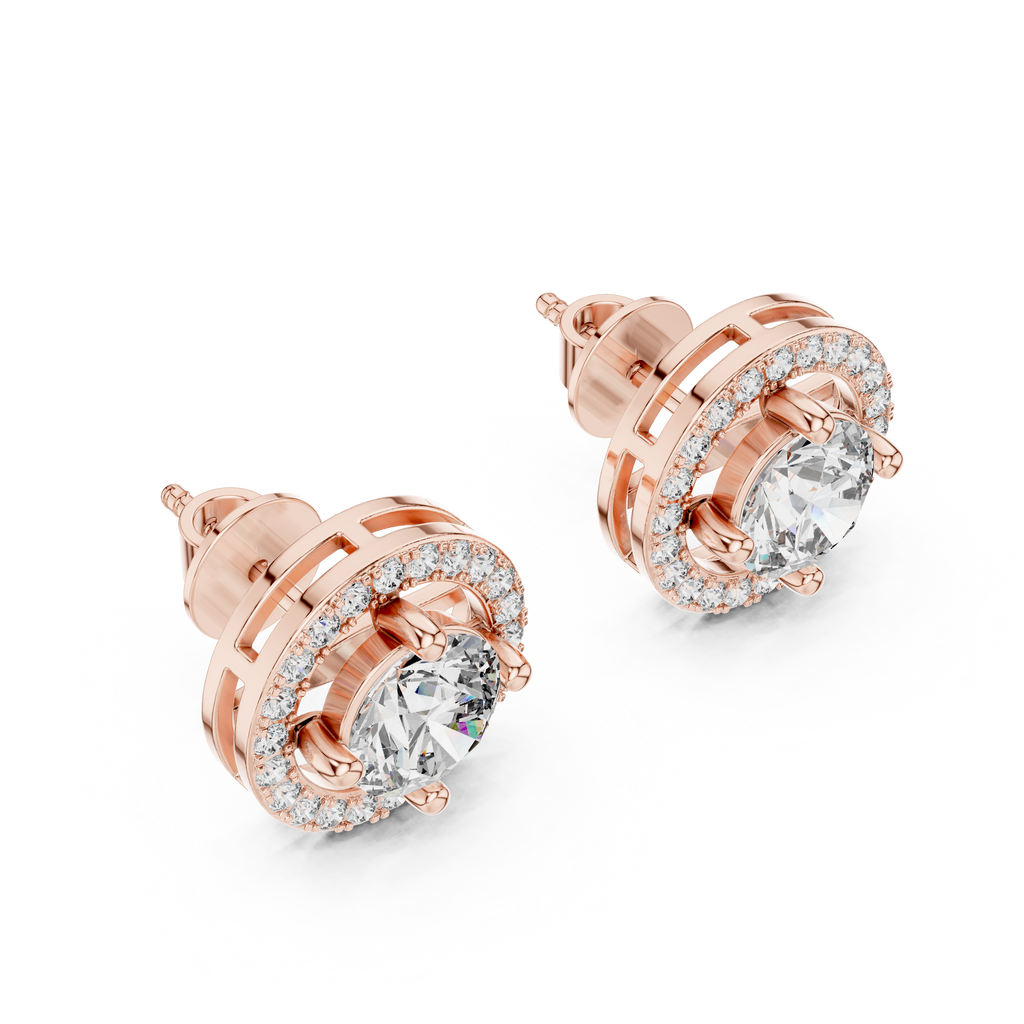 HaloSphere Signature Studs-silver