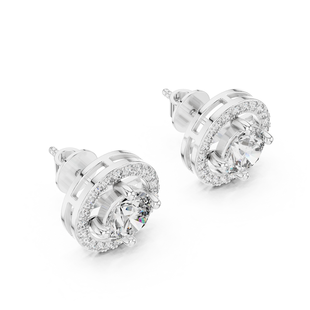 HaloSphere Signature Studs-silver