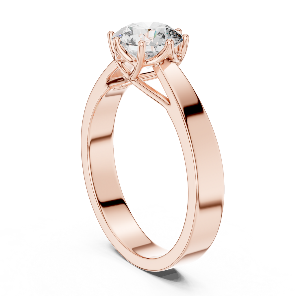 Celeste Solitaire-rose gold