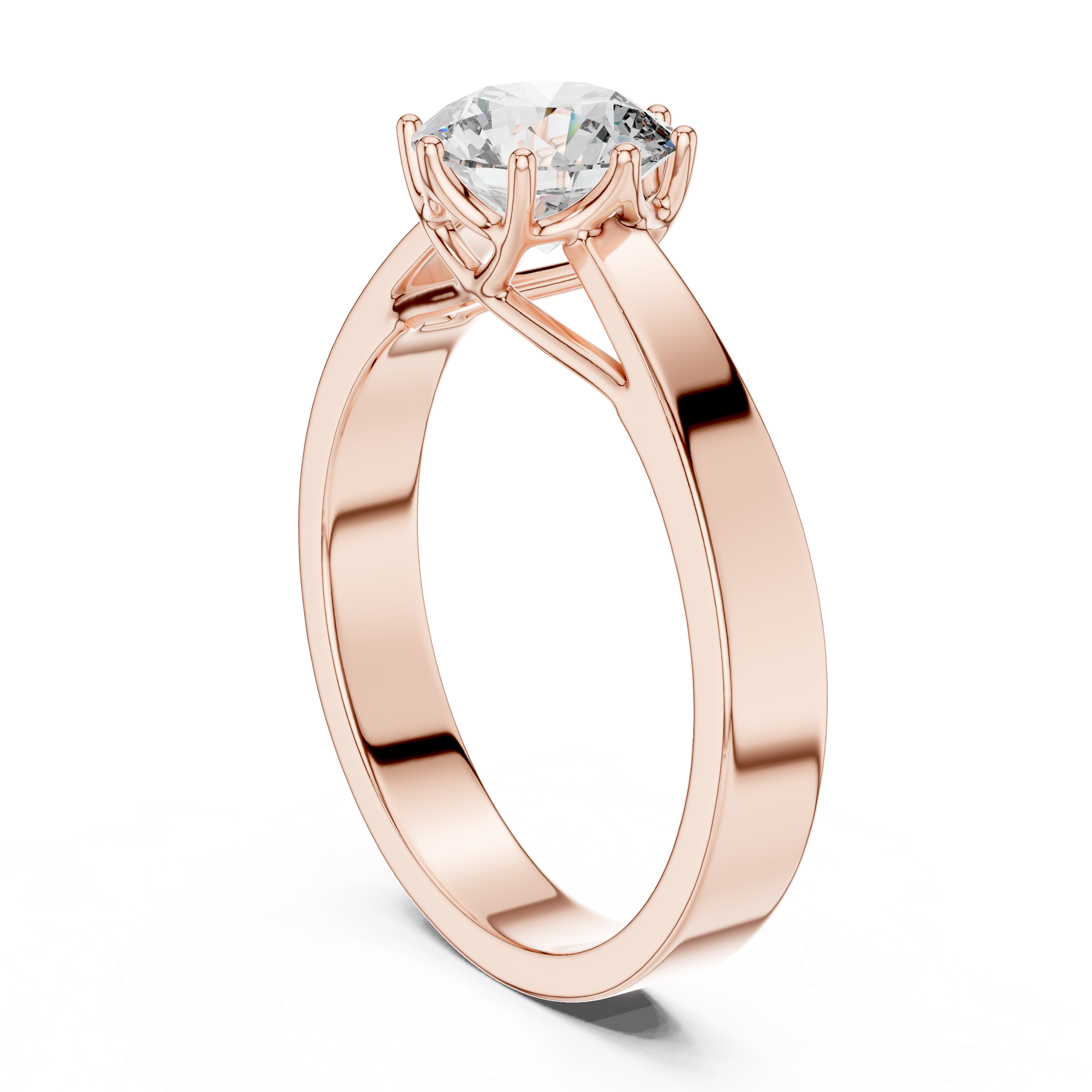 Celeste Solitaire-rose gold