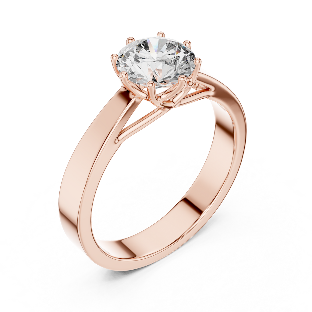 Celeste Solitaire-rose gold