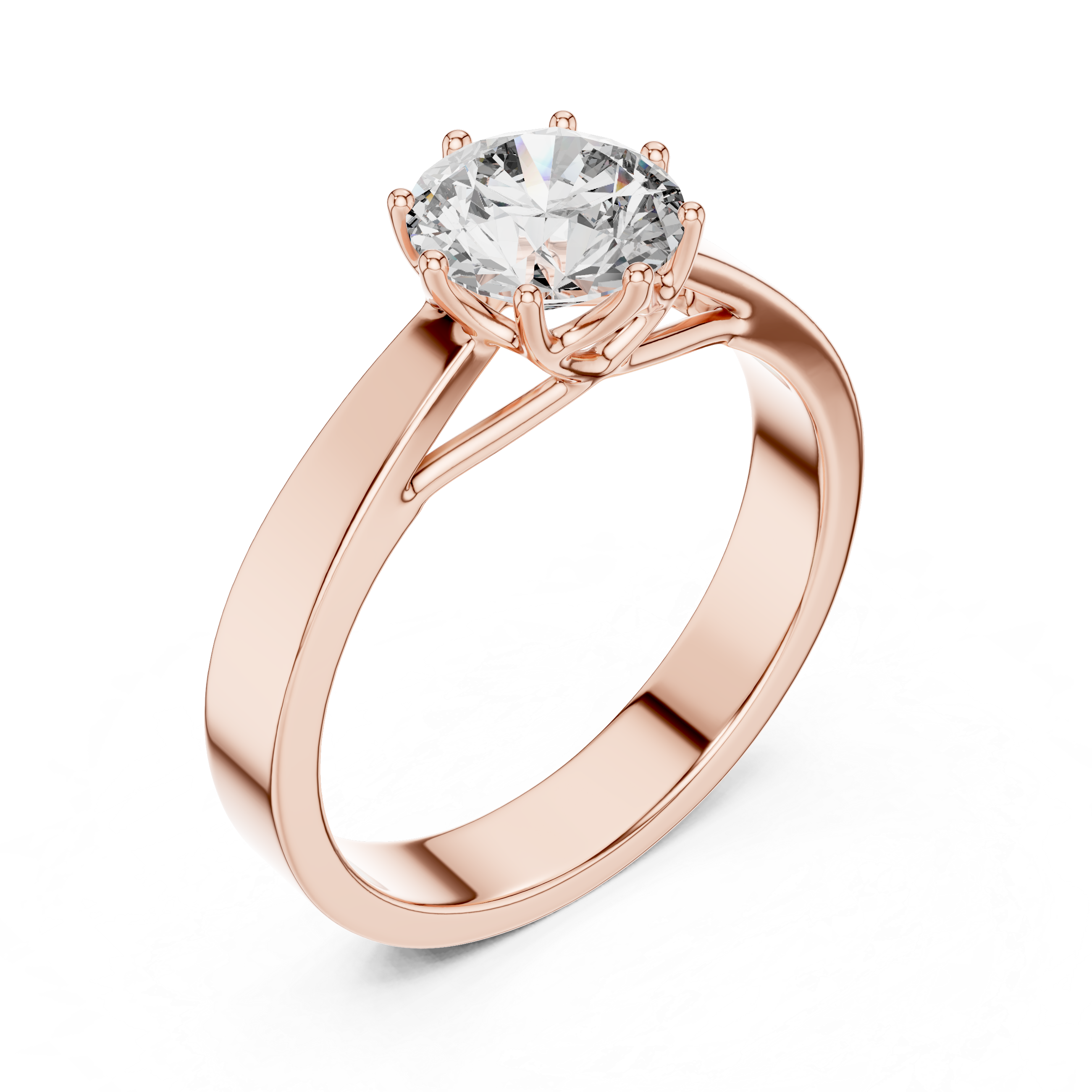 Celeste Solitaire-rose gold
