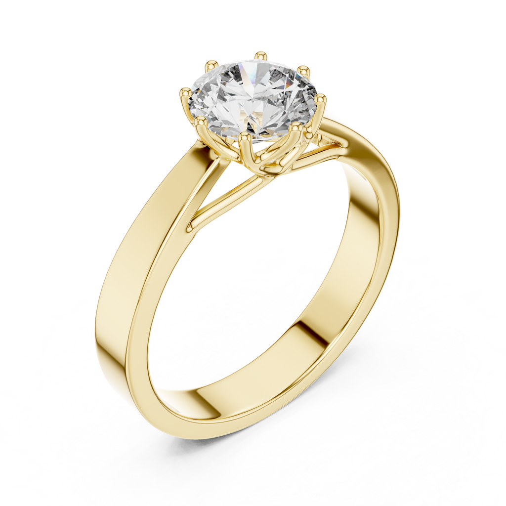 Celeste Solitaire-rose gold