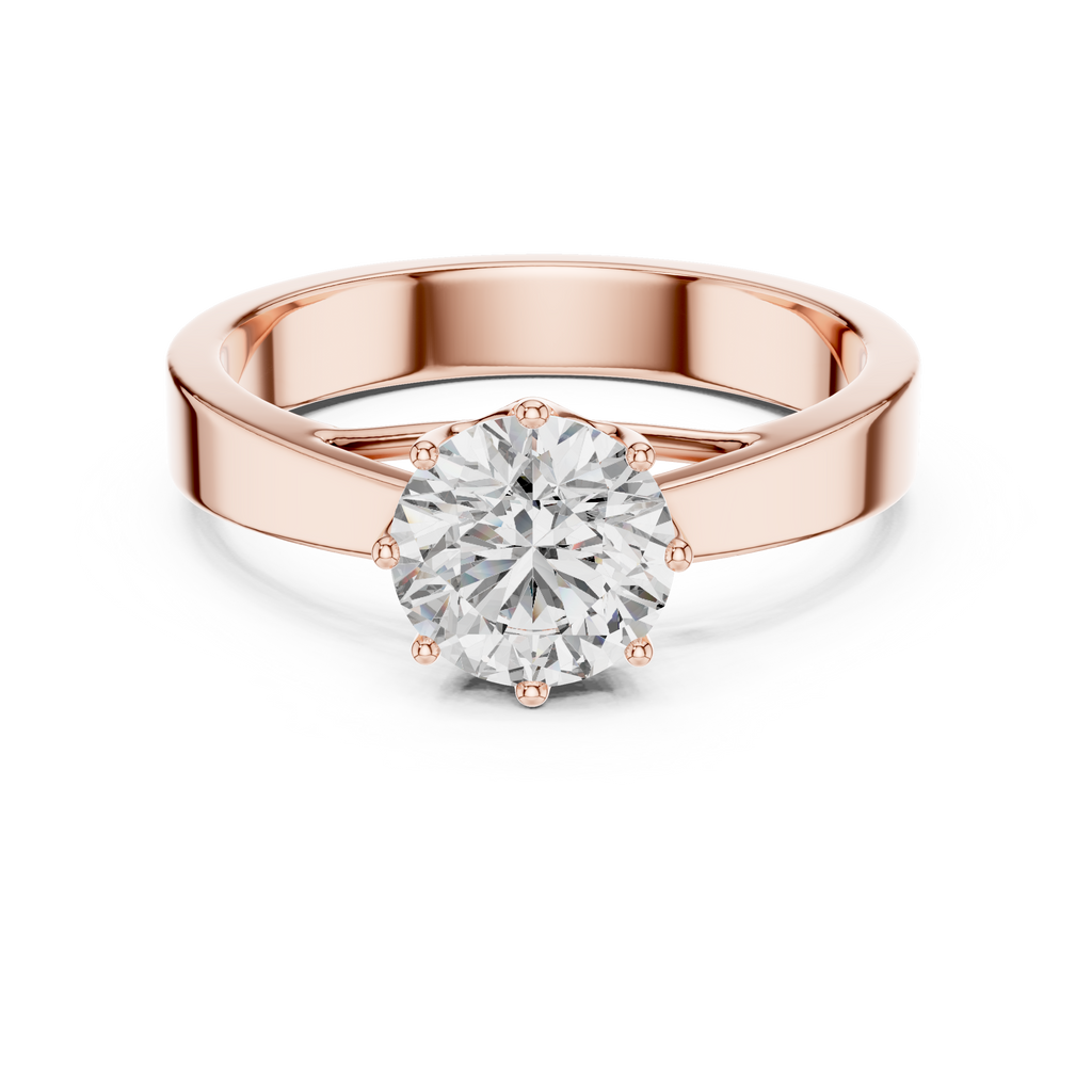 Celeste Solitaire-rose gold