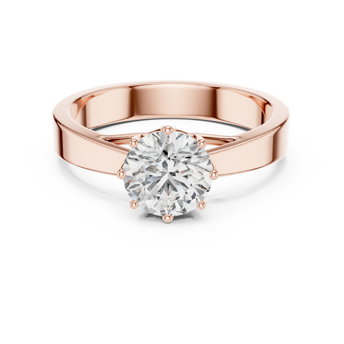 Celeste Solitaire-rose gold