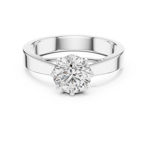 Celeste Solitaire-silver