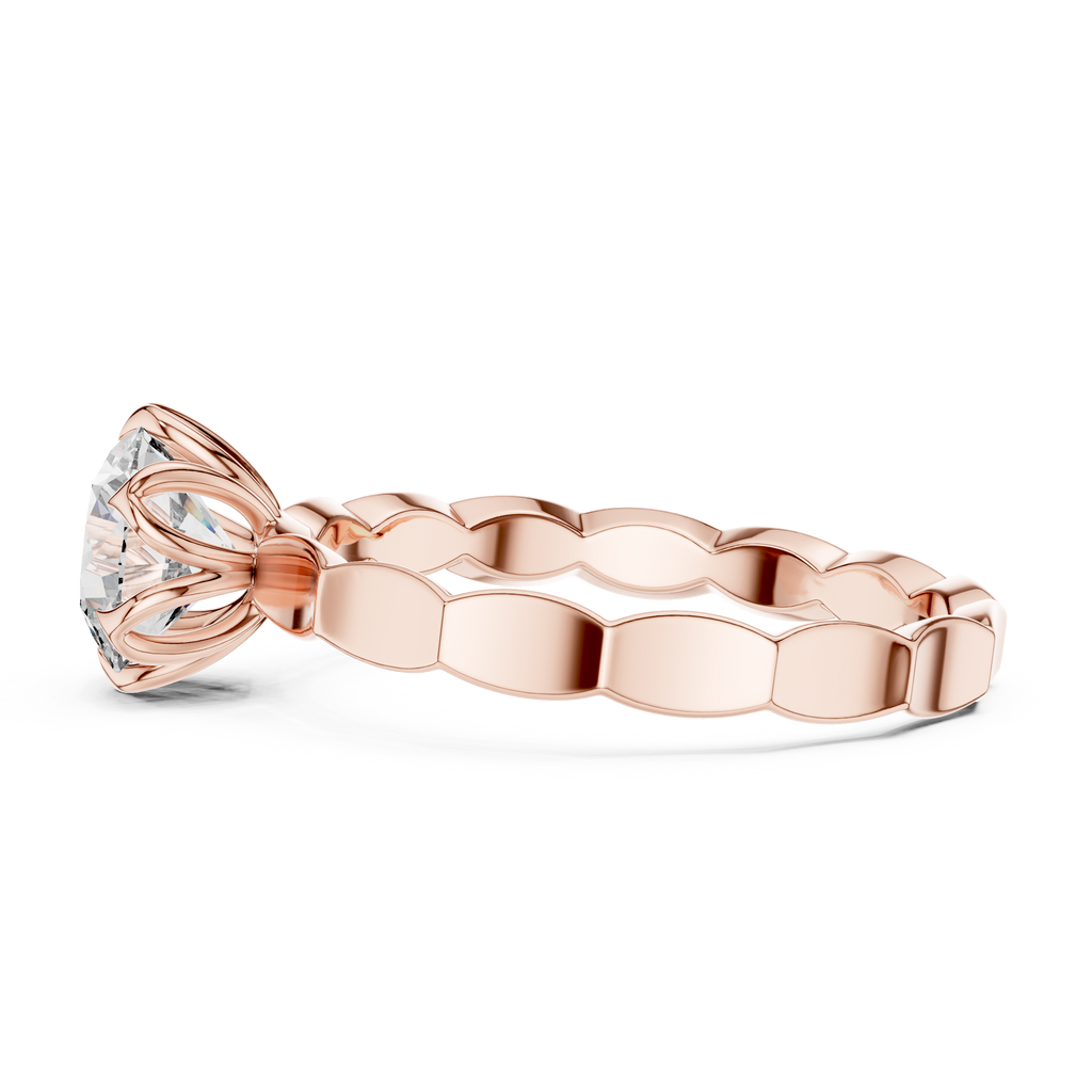 Luminé Petal Ring-silver