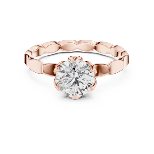 Luminé Petal Ring-rose gold