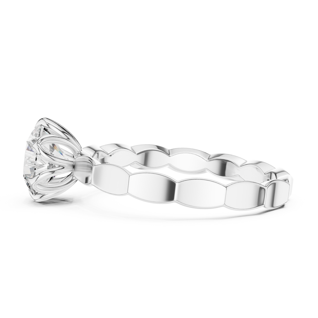 Luminé Petal Ring-silver